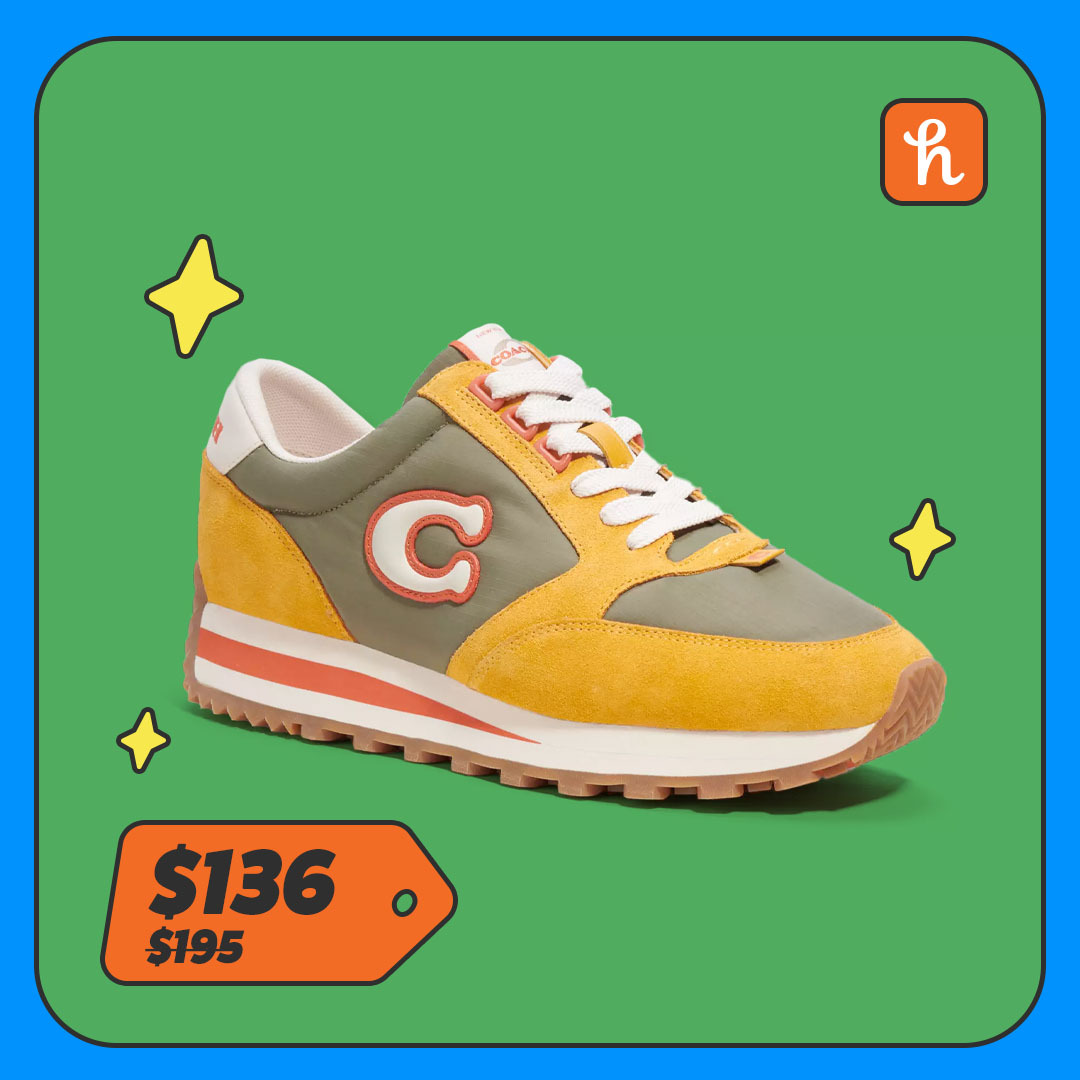 Retro yellow sneakers 