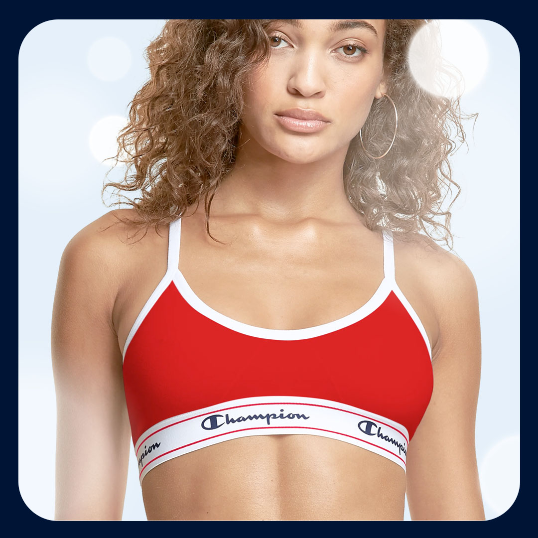 Champion Women’s Red Heritage Bralette