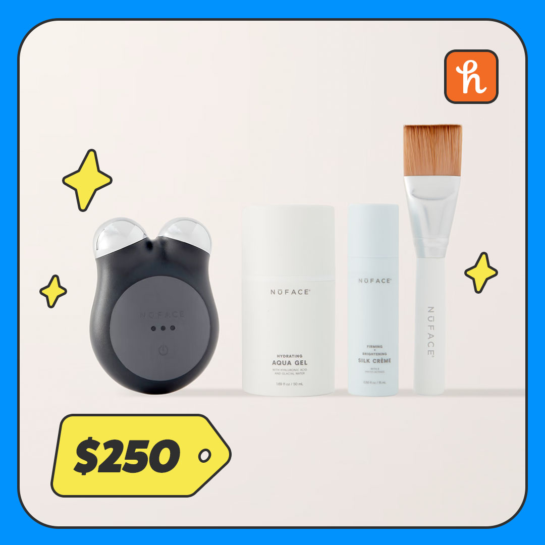NuFACE Mini+ Smart Petite Facial Toning Routine Set