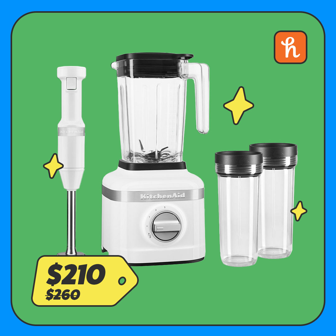 White blender set 