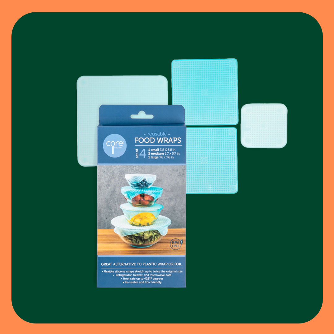Reusable Colored Silicone Food Wraps