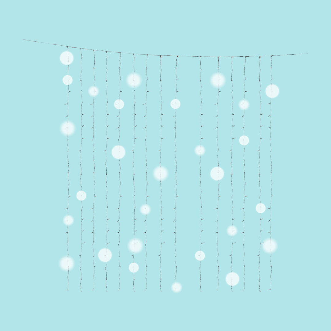 Kikkerland® 150-Light LED Curtain String Light